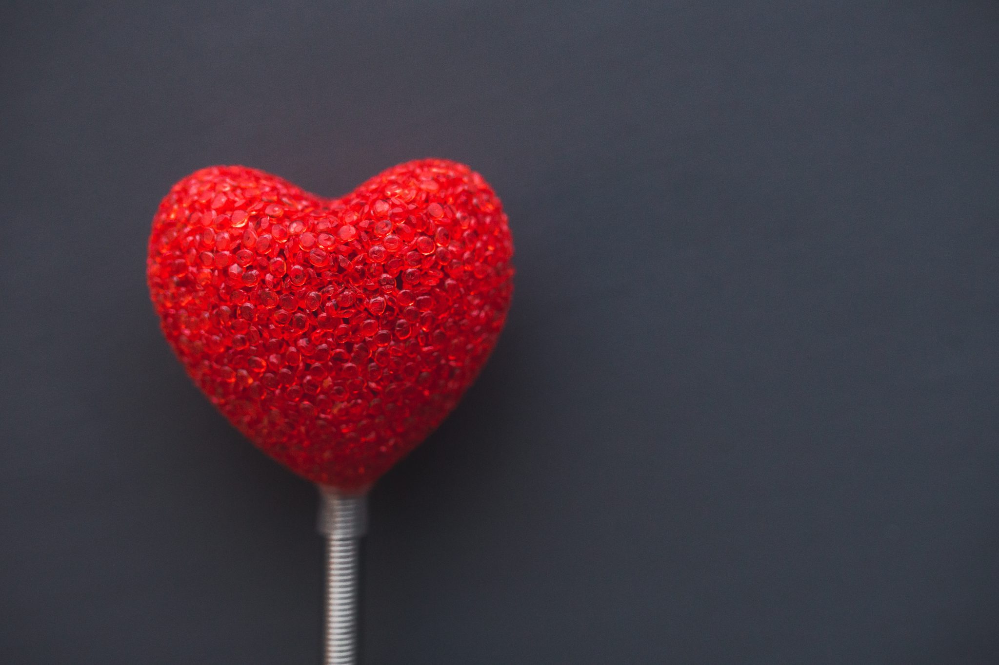 Big Red Heart Background Image